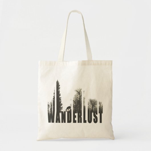 Wanderlust Canvas tas (Voorkant)