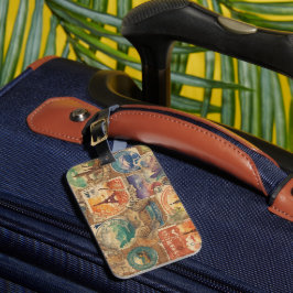 Wanderlust Chronicles:  reisstempels Bagagelabel