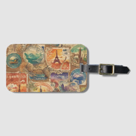 Wanderlust Chronicles:  reisstempels Bagagelabel