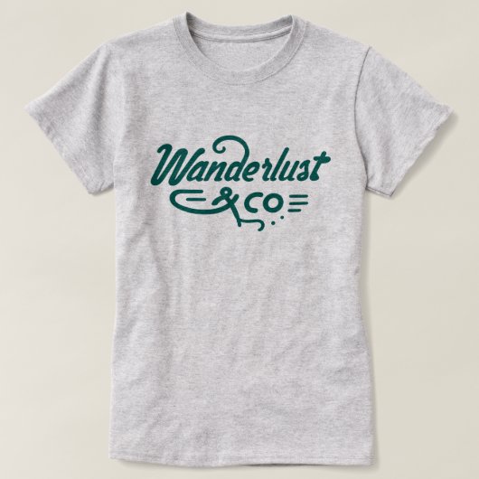 Wanderlust & CO T-shirt (Design voorkant)