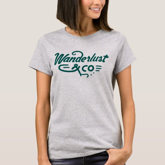 Wanderlust & CO T-shirt (Voorkant)