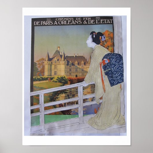 Wanderlust - collage art poster (Voorkant)