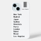 Wanderlust Custom Places Travel geïnspireerd Case-Mate iPhone Case (Achterkant)