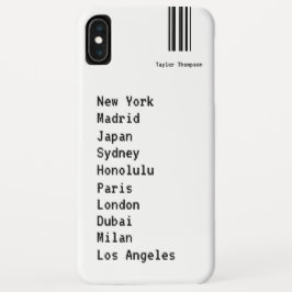 Wanderlust Custom Places Travel geïnspireerd iPhone 15 Case