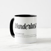 Wanderlust Definition Mok (Voorkant links)