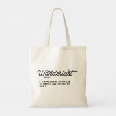 Wanderlust Definition Tote Bag (Achterkant)