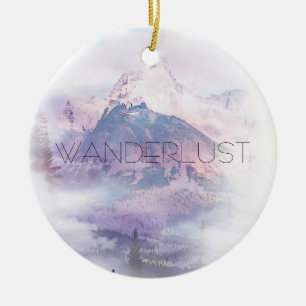 Wanderlust Dreamweaver Mountain Keramisch Ornament