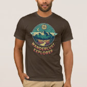 Wanderlust Explorer T-shirt (Voorkant)