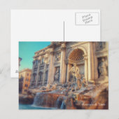 Wanderlust - Fontana di Trevi/Trevi fontain Briefkaart (Voorkant / Achterkant)