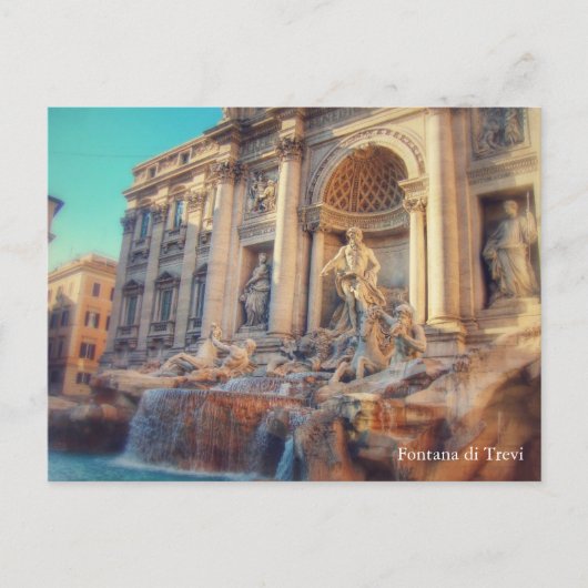 Wanderlust - Fontana di Trevi/Trevi fontain Briefkaart (Voorkant)