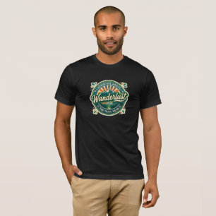 Wanderlust Het Pad Voorwaarts – Vintage Retro Buit T-shirt