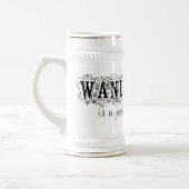 Wanderlust is een krachtige ziekte bierpul (Links)