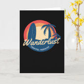 Wanderlust Kaart (Gele Bloem)