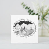 Wanderlust Kaart voor Natuur liefhebbers & avontur (Staand voorkant)