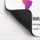 Wanderlust/kleurrijk ontwerp voor Wereldkaart Muismat (Hoek)