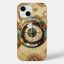 Wanderlust Kompas iPhone / iPad case
