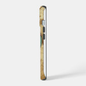 Wanderlust Kompas iPhone / iPad hoes 15 Case (Linkerkant)