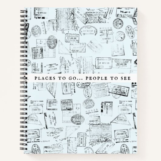 Wanderlust-laptop met reisjournaal notitieboek (Voorkant)