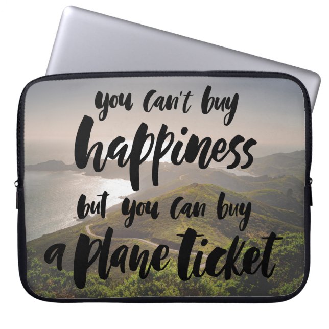 Wanderlust Laptop Sleeve (Voorkant)