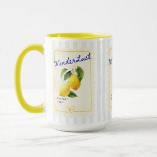 Wanderlust Lemon Morning Mug Mok