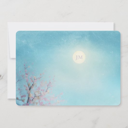 Wanderlust Liefde Trailer Sjabloon Bruiloft Kaart (Achterkant)