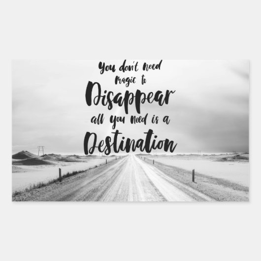 Wanderlust Magic Sticker (Voorkant)