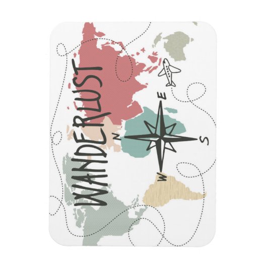 Wanderlust Magneet (Verticaal)