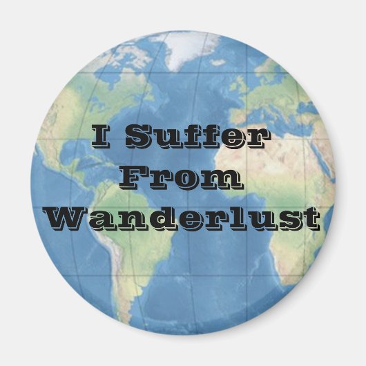 Wanderlust Magneet (Voorkant)