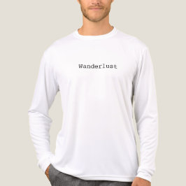 Wanderlust Mannen Lange Mouw Bella Canvas T-shirt