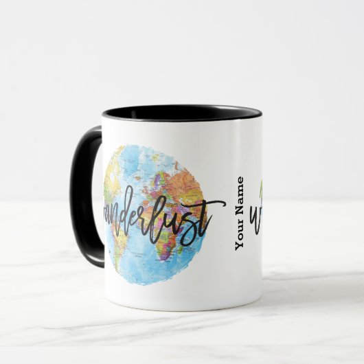 Wanderlust Mok (Voorkant links)