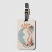 Wanderlust Mountain Landscape Avontuurlijke reizen Bagagelabel (Voorkant (verticaal))