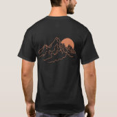 Wanderlust Mountain T-shirt (Achterkant)