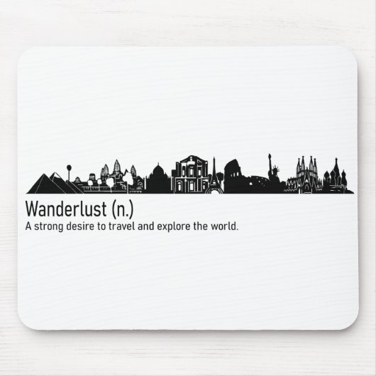 Wanderlust Muismat (Voorkant)