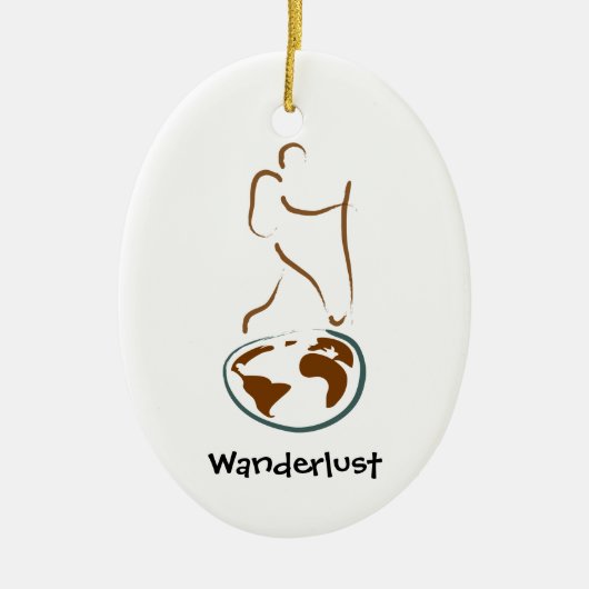 Wanderlust Ornament (Voorkant)