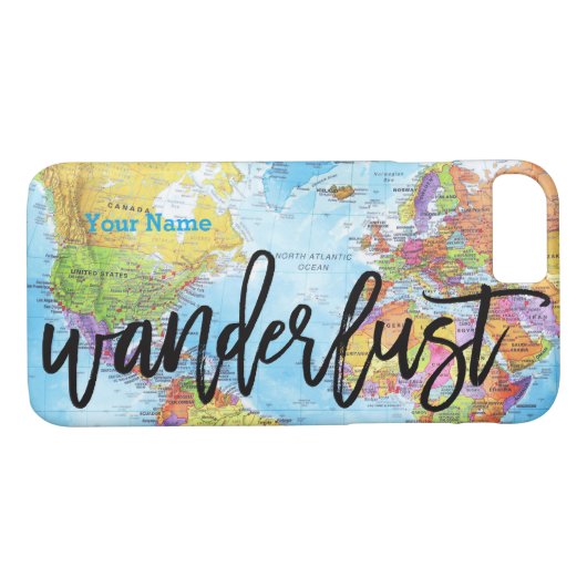 Wanderlust Phone Case (Achterkant (Horizontaal))