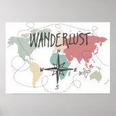 Wanderlust Poster (Voorkant)