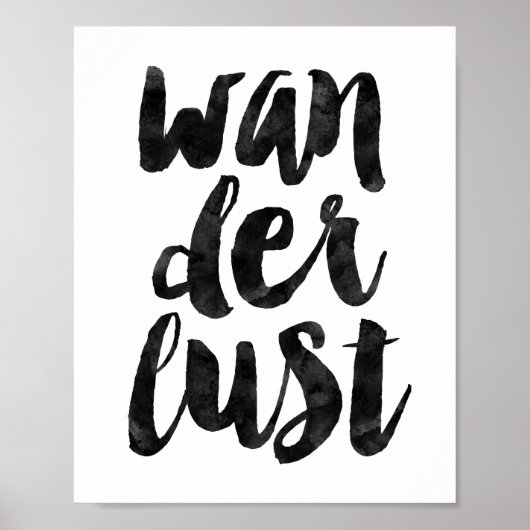 Wanderlust Poster (Voorkant)