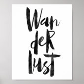 Wanderlust Poster (Voorkant)