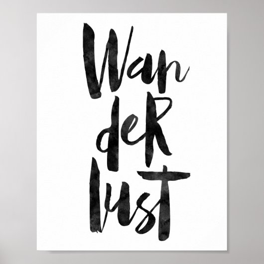 Wanderlust Poster (Voorkant)