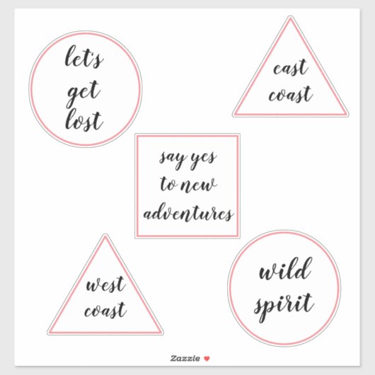 Wanderlust reizen citeert water fles bagage sticker (Vel)