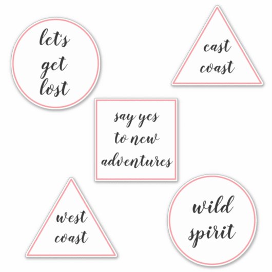 Wanderlust reizen citeert water fles bagage sticker (Voorkant)