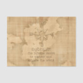 Wanderlust..." Reizigerprijsopgave op papier (Voorkant)