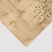 Wanderlust..." Reizigerprijsopgave op  papier (Detail)