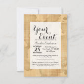 Wanderlust..." Reizigerprijsopgave op  papier Kaart (Voorkant)