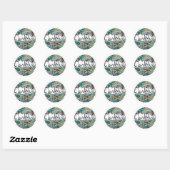 Wanderlust Ronde Sticker (Vel)