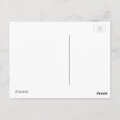 Wanderlust - Schattigee Rode Waterverf Bromfiets Briefkaart (Achterkant)