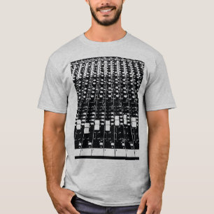 Wanderlust Sound Mix Board EDM Hipster Festival T-shirt