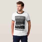 Wanderlust Sound Mix Board EDM Hipster Festival T-shirt (Voorkant volledig)
