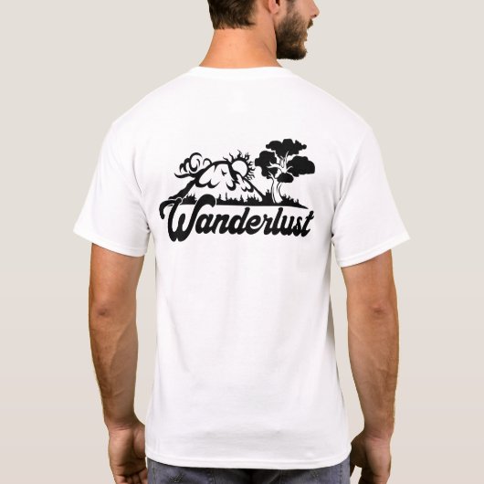 Wanderlust T-shirt (Achterkant)