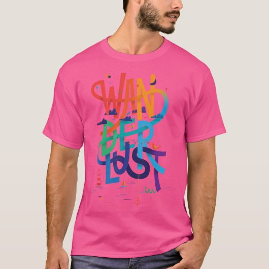 Wanderlust T-shirt (Voorkant)
